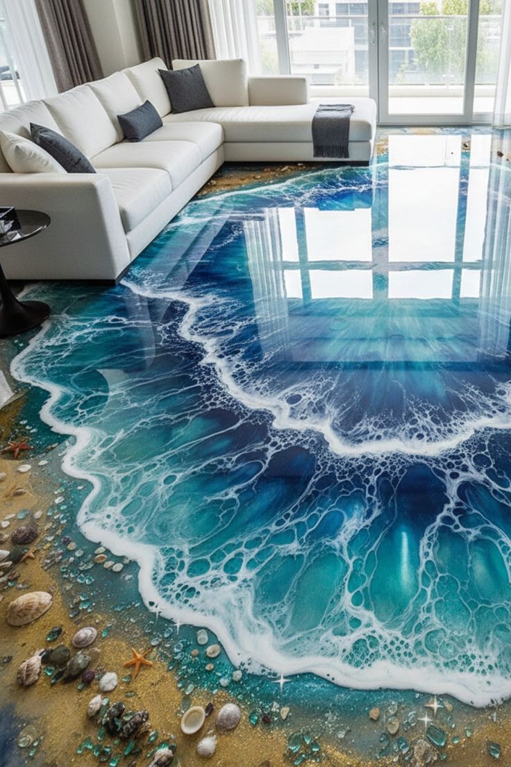 Residential Epoxy Flooring installation project